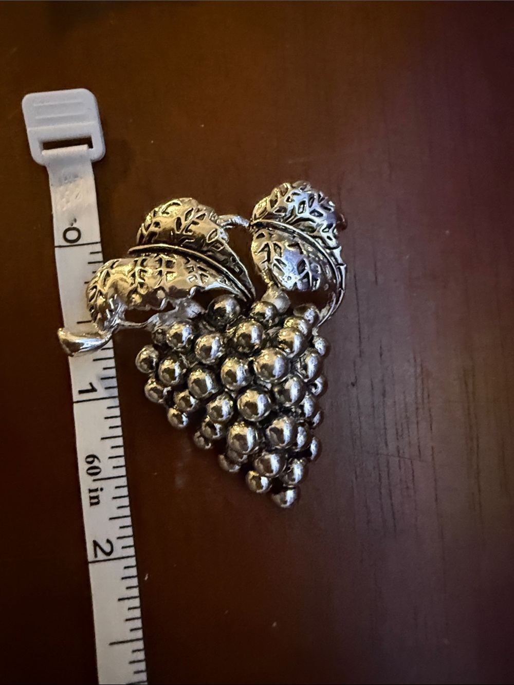 Pendant & Earrings Silver-Tone Grape Cluster Set - Picture 4 of 4
